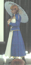 Saber cosplayer at FanimeCon 2006
