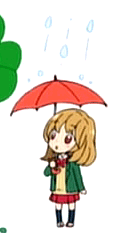Nishiyama Hiyori with umbrella from Hiyokoi